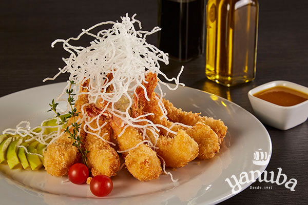 Langostinos al panko