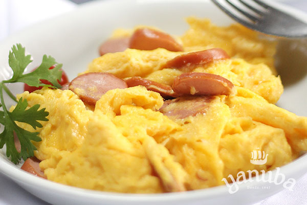 Huevos con una adición