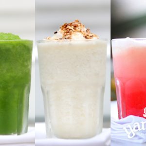 Limonada de mango y hierbabuena