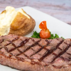 Rib-eye steak