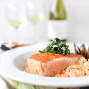 Salmón a la marinera